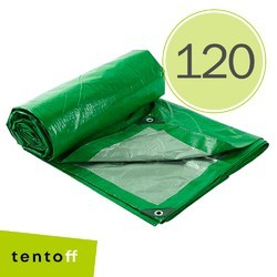 Тент 10x20м из тарпаулина 120 гр