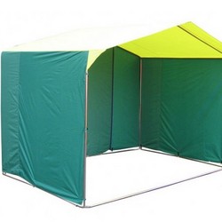 Торговая палатка 2,5x2 из квадратной трубы 20х20 мм